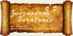 Zvezdodrag Peralović vizit kartica